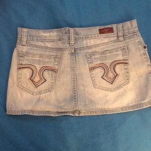 Vintage Machine Jeans Miniskirt L